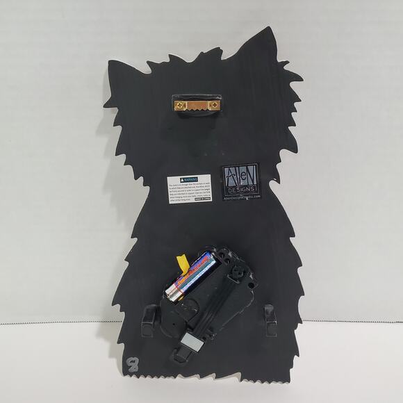 Westin the West Highland Terrier Dog Wall Clock Allen Designs Missing Pendulum - Picture 6 of 11